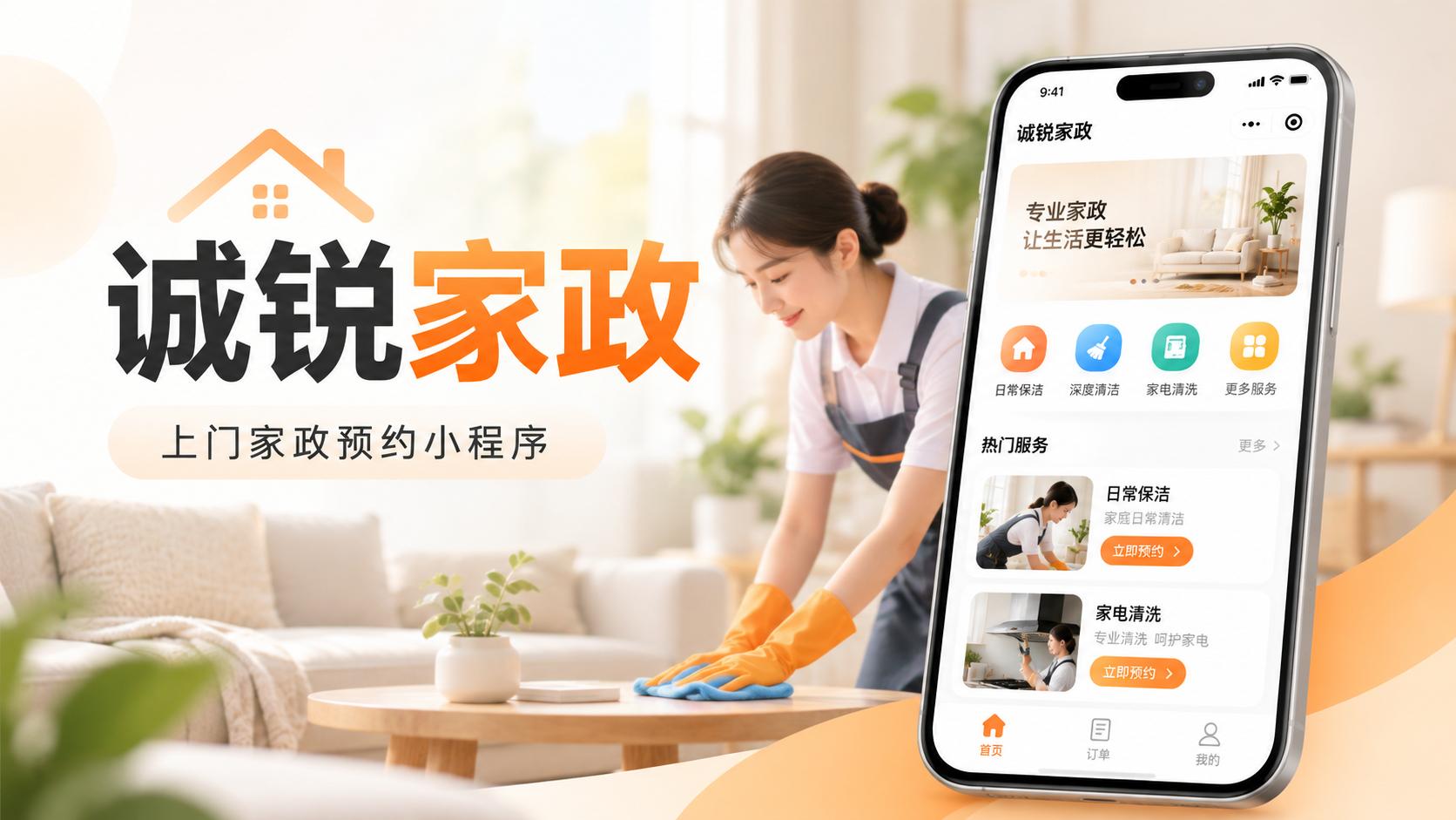 诚锐家政小程序